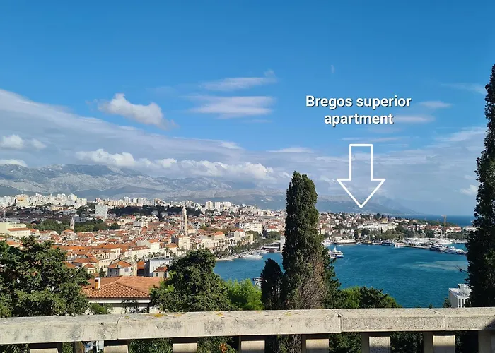 Bregos Superior Apartment - Unique Design 3-Br - Unbelievable Panoramic View Of Split - Walking Distance From Unesco Palace And Bacvice Beach - Free Parking - Buralux Properties