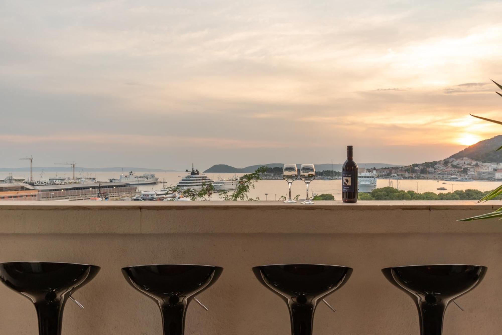 Bregos Superior - Unique Design 3-br - Unbelievable Panoramic View Of - Walking Distance From Unesco Palace And Bacvice - Free Parking - Buralux Appartement